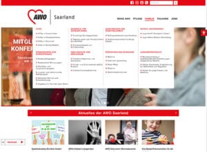 Relaunch Internetautritt für die AWO Saarland
