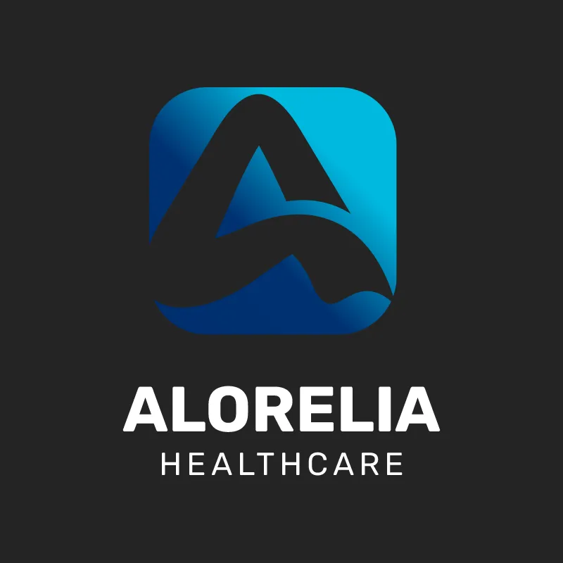 Logo der Marke Alorelia Healthcare von CPS Pharma aus Beckingen mit blauem A-Symbol