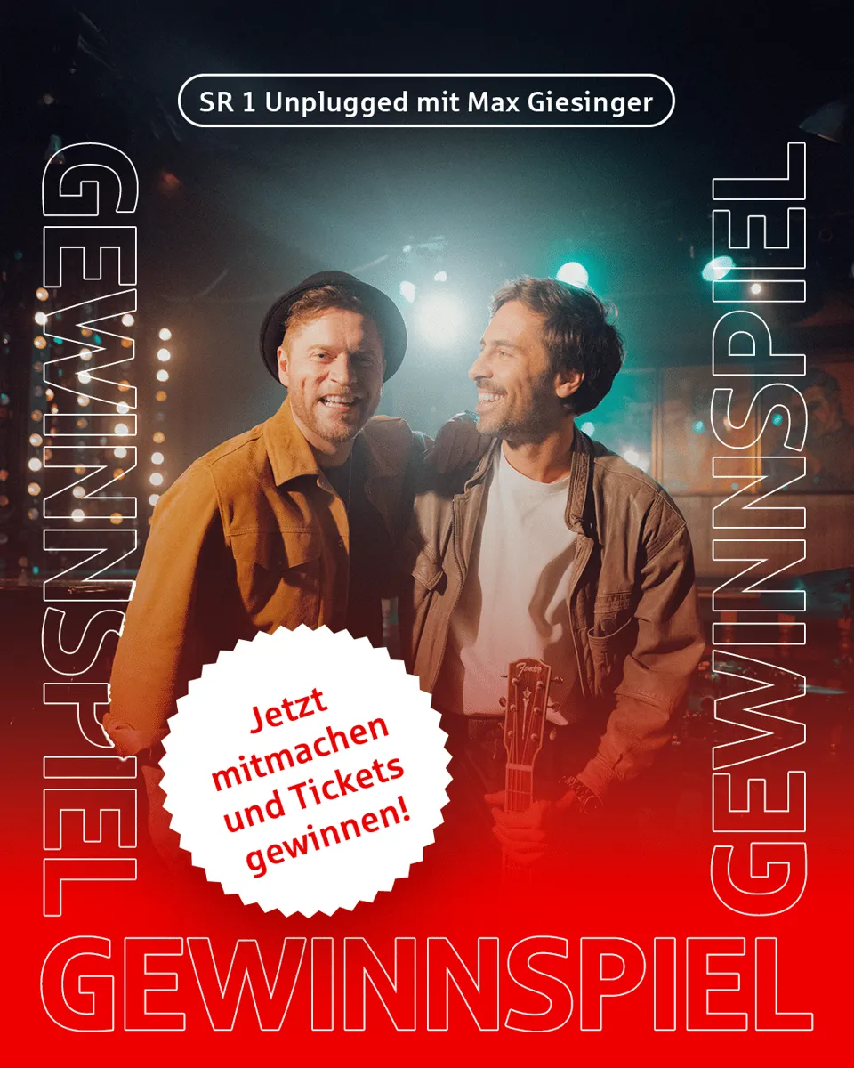 Gewinnspiel-Post für den Sparkassenverband Saar zu SR1 Unplugged mit Max Giesinger