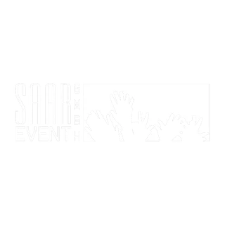 Logo der SAAR EVENT GmbH aus Saarbrücken mit Silhouette jubelnder Hände