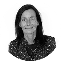 Christina Weiand von der ASKO EUROPA-STIFTUNG, Porträt in Schwarz-Weiß
